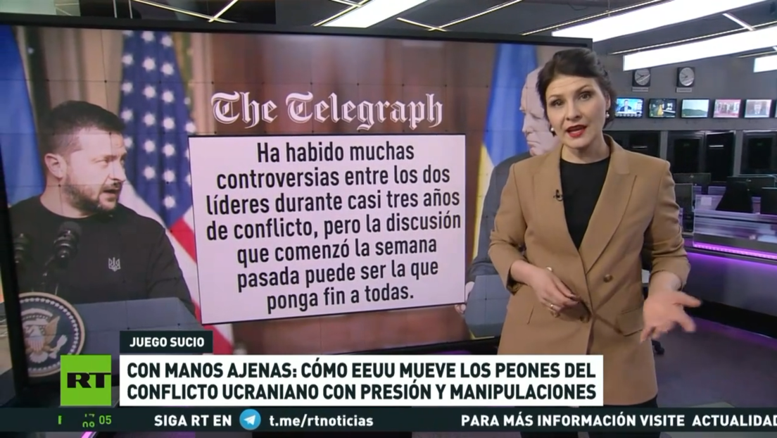 Con manos ajenas: cómo EE.UU. mueve los peones del conflicto ucraniano con presión y manipulaciones