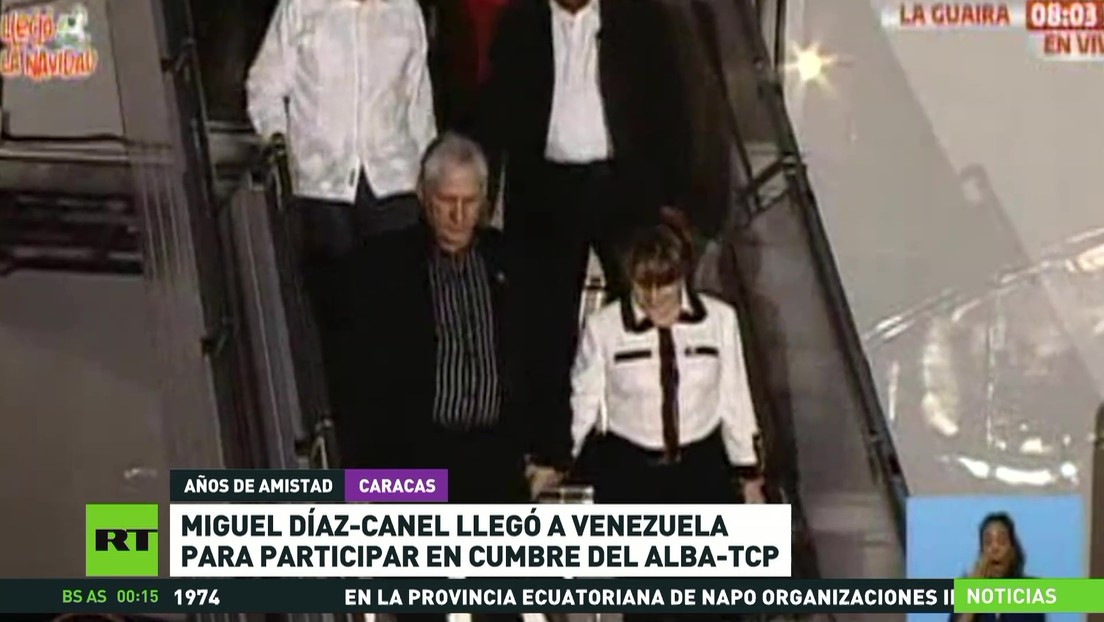 Miguel Díaz-Canel llega a Venezuela para la cumbre del ALBA-TCP