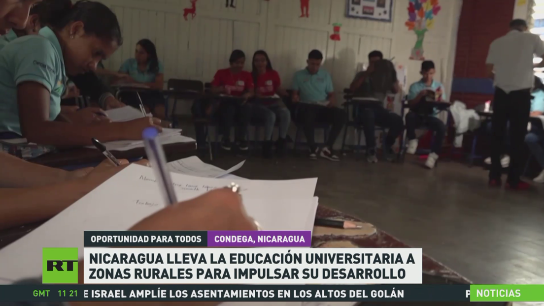 Nicaragua lleva la educación universitaria a zonas rurales para impulsar su desarrollo