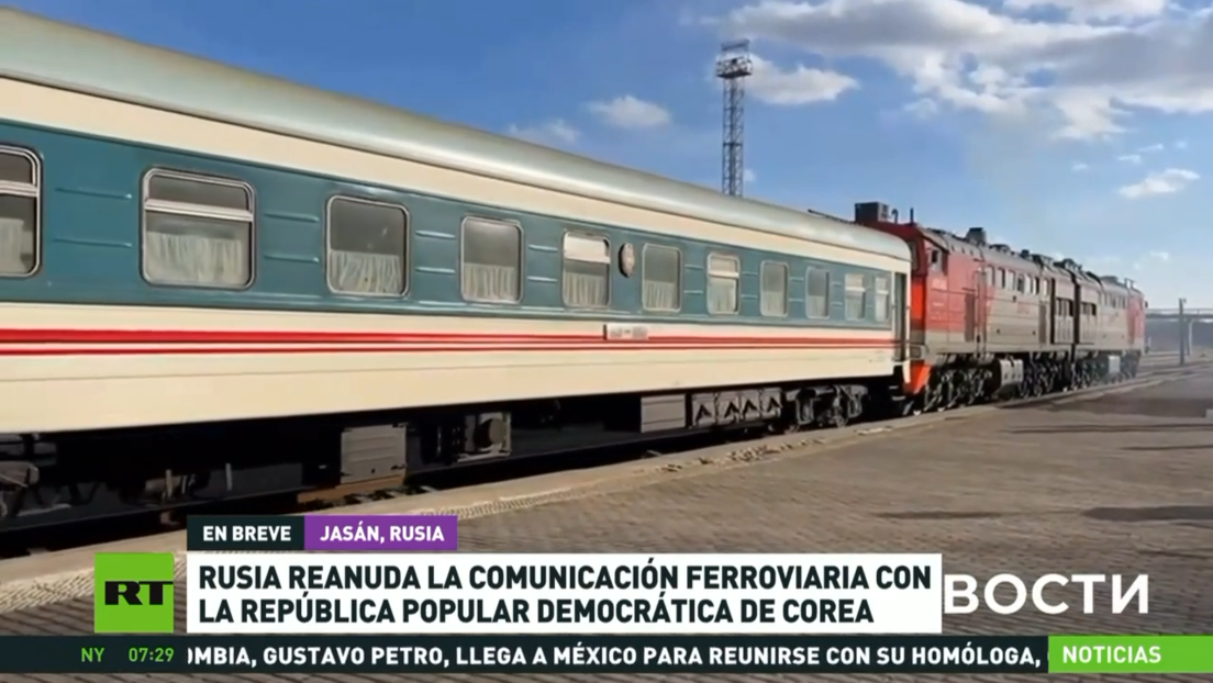 Rusia reanuda el tráfico ferroviario con la República Popular Democrática de Corea