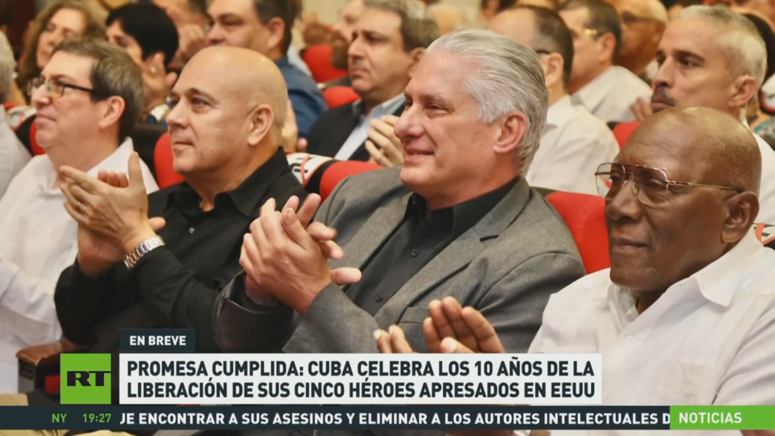 Cuba celebra los 10 años de la liberación de sus cinco héroes apresados en EE.UU.