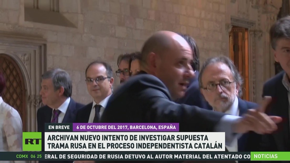 Archivan nuevo intento de investigar supuesta trama rusa en el proceso independista de Cataluña