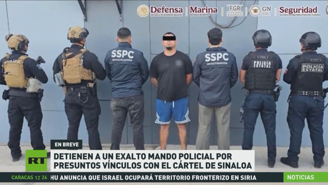 Detienen en México a un ex alto mando policial por presuntos vínculos con el Cártel de Sinaloa