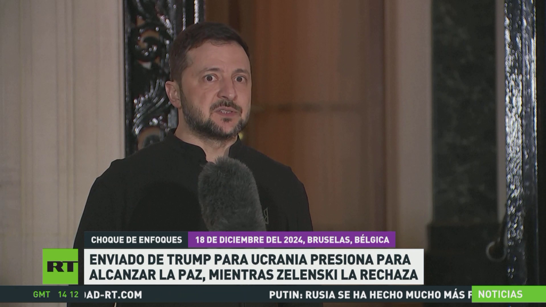 Enviado de Trump para Ucrania presiona para alcanzar la paz, mientras Zelenski la rechaza