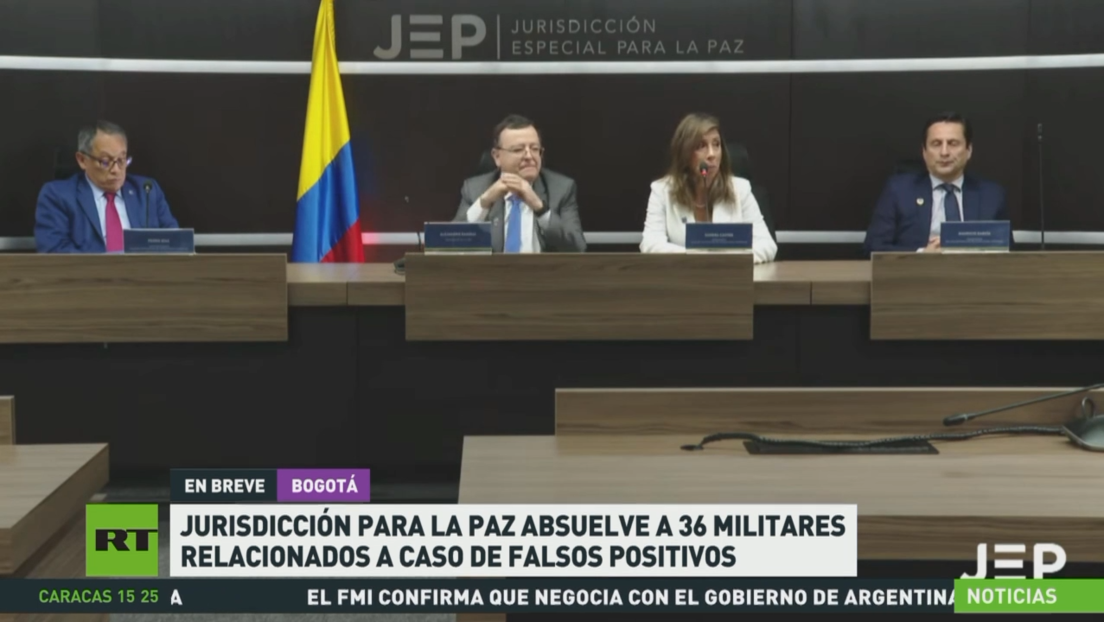 Jurisdicción para la Paz de Colombia absuelve a 36 militares relacionados con el caso de los falsos positivos