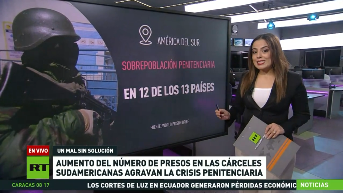 El aumento del número de presos en las cárceles sudamericanas agrava la crisis penitenciaria