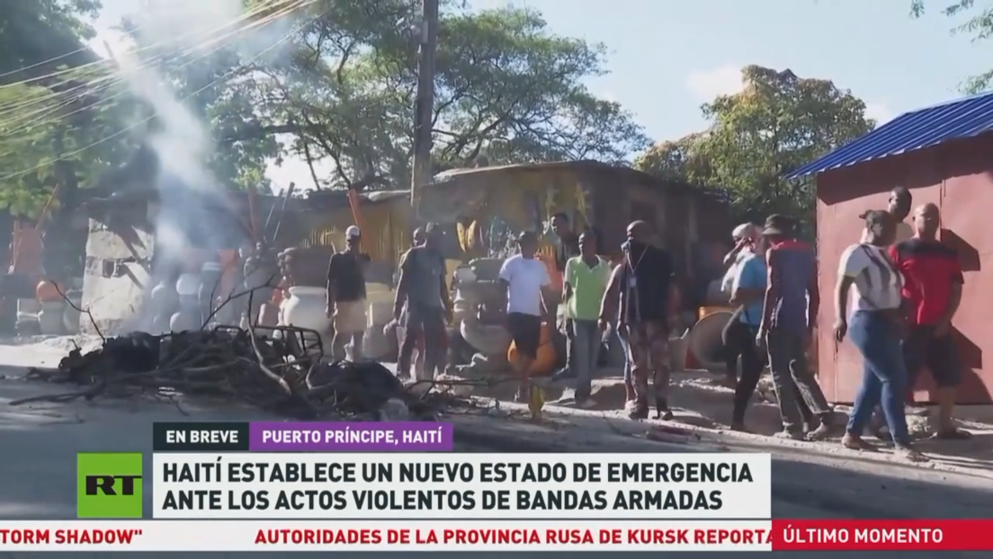 Haití establece un nuevo estado de emergencia ante los actos violentos de bandas armadas