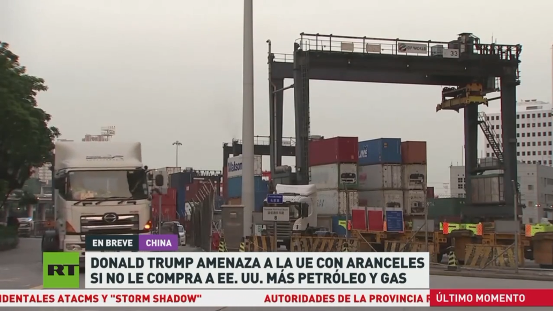 Donald Trump amenaza a la UE con aranceles si no compra a EE.UU. más petróleo y gas