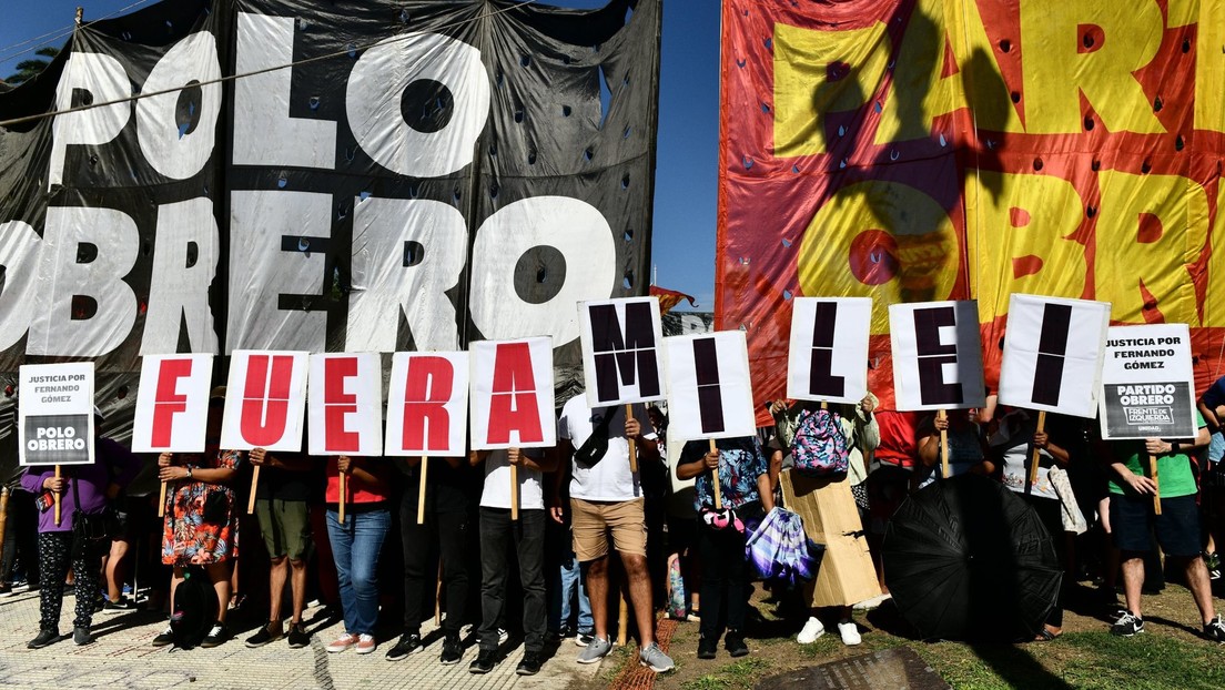 Movimientos sociales marchan en Argentina con un solo propósito: "Derrotar todo el plan de Milei"