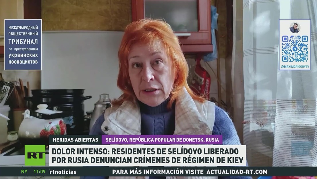 Residentes de Selídovo liberado denuncian crímenes del régimen de Kiev