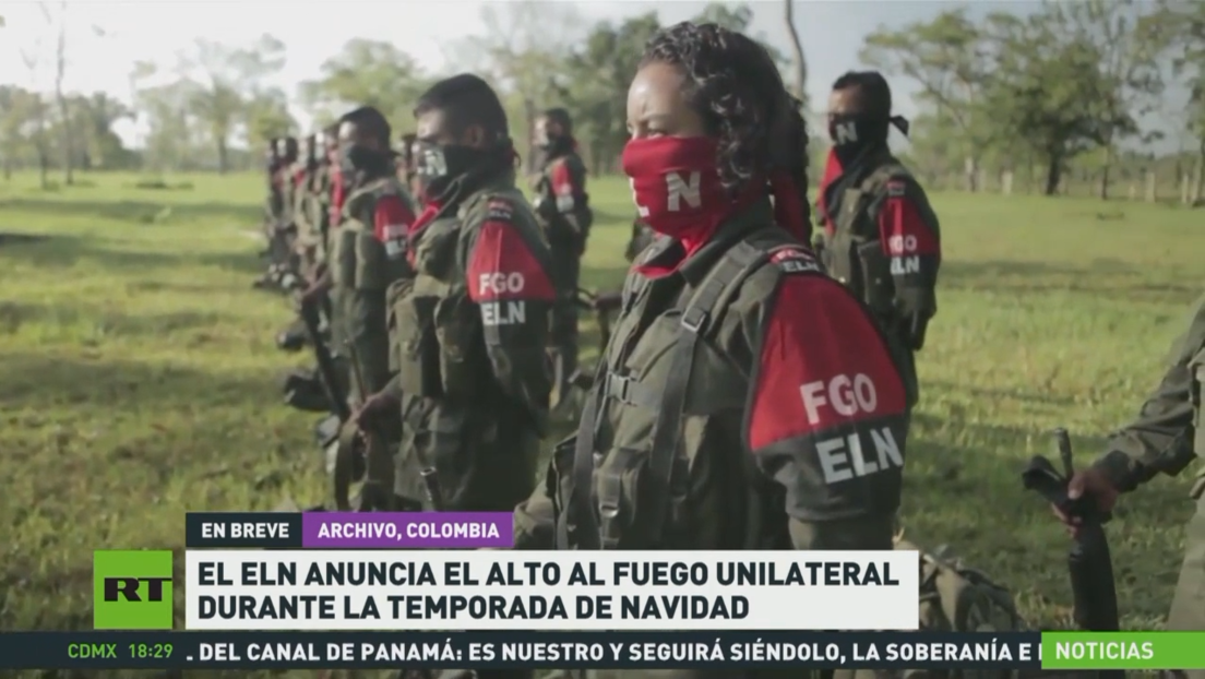 El ELN anuncia el alto al fuego unilateral durante la temporada de Navidad