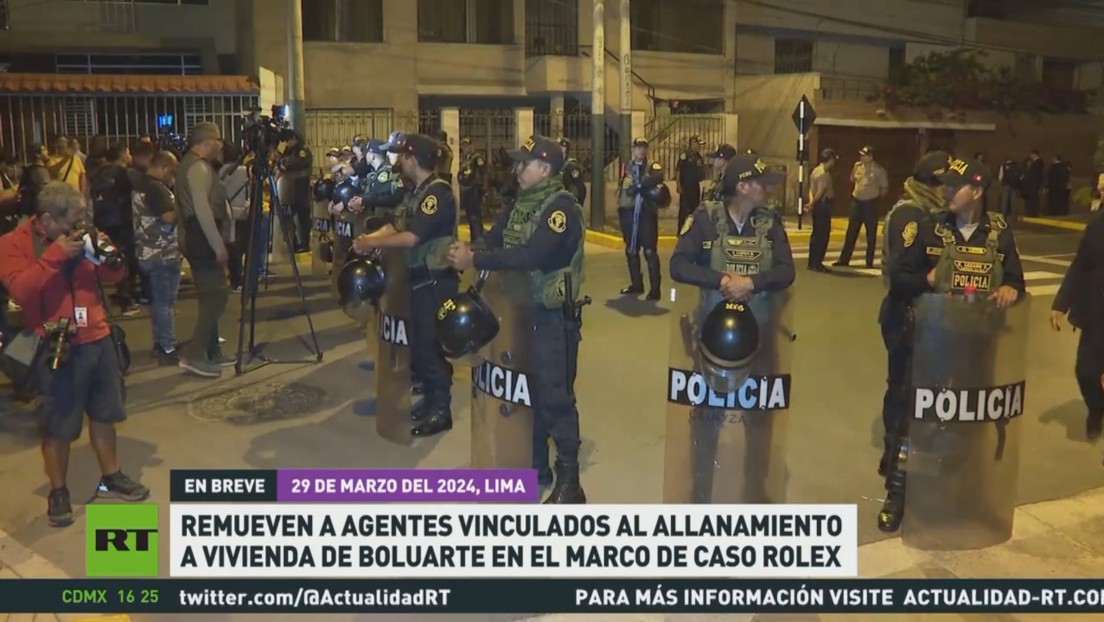 Remueven a agentes vinculados al allanamiento a vivienda de Boluarte en el caso Rolex