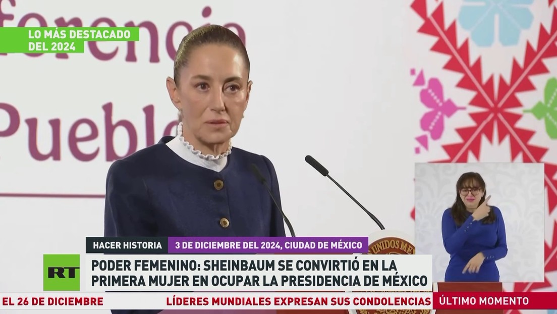 Poder femenino: Sheinbaum se convirtió en la primera mujer en ocupar la presidencia de México