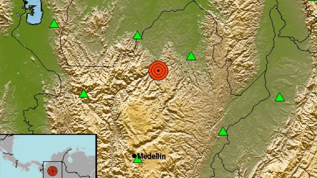 VIDEO: Un fuerte sismo se produce en Colombia