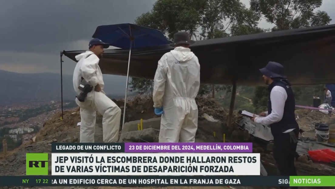 JEP visitó escombrera donde hallaron restos de varias víctimas de desaparición forzada en Colombia