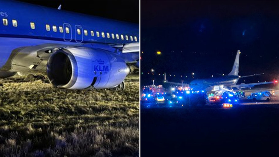 Vuelo de KLM se sale de la pista tras aterrizaje de emergencia en Oslo