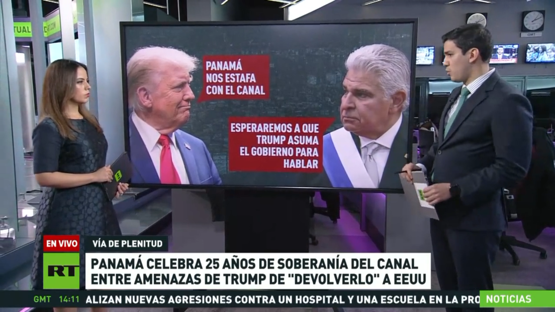 Panamá celebra los 25 años de soberanía del canal entre la amenazas de Trump de "devolverlo" a EE.UU.