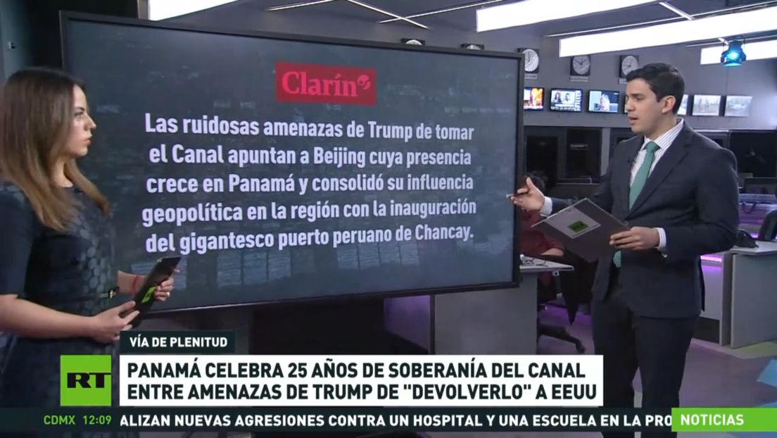 Panamá celebra los 25 años de soberanía del canal entre la amenazas de Trump de "devolverlo" a EE.UU.