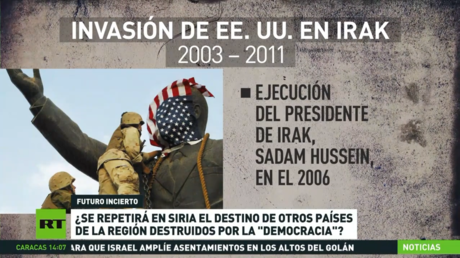 ¿Se repetirá en Siria el destino de otros países de la región destruidos por la "democracia"?
