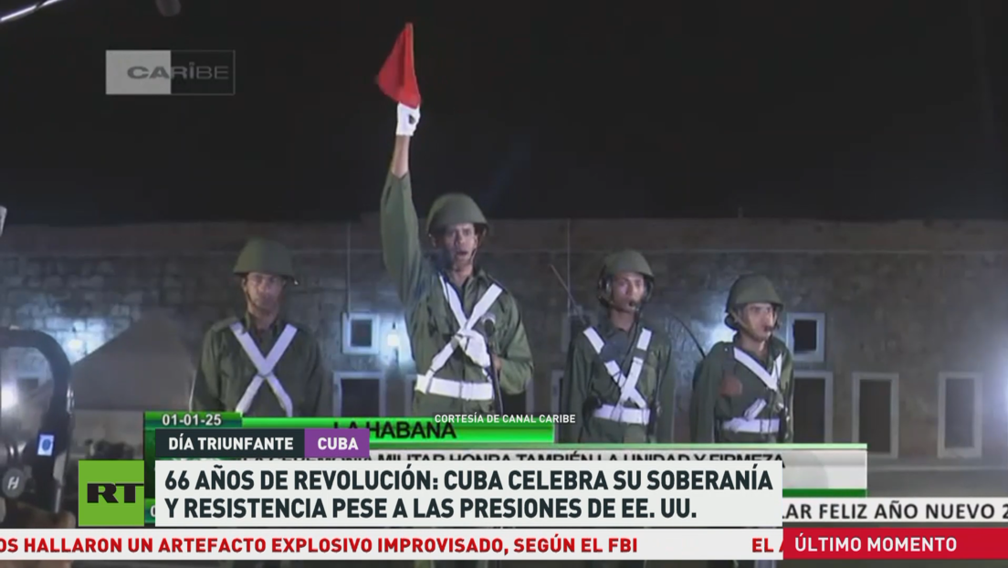 66 años de revolución: Cuba celebra su soberanía y resistencia pese a las presiones de EE.UU.