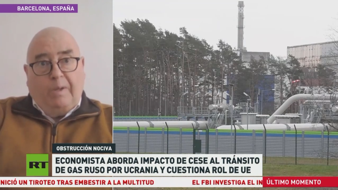 Economista valora el impacto del cese al tránsito de gas ruso por Ucrania y cuestiona rol de la UE