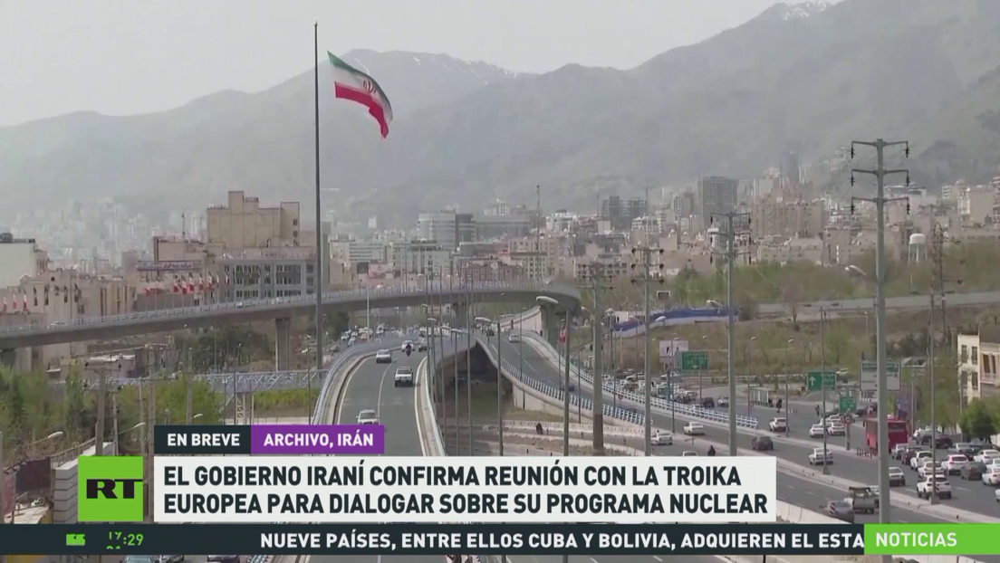 Irán confirma reunión con delegación europea para dialogar sobre su programa nuclear