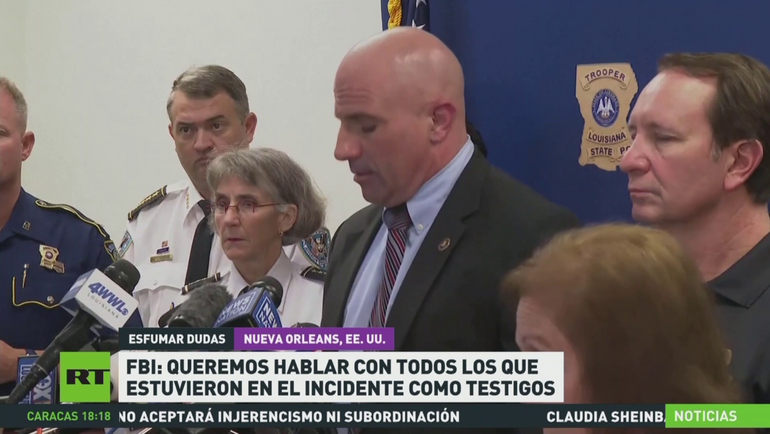 FBI: Queremos hablar con todos los testigos del atentado de Nueva Orleans