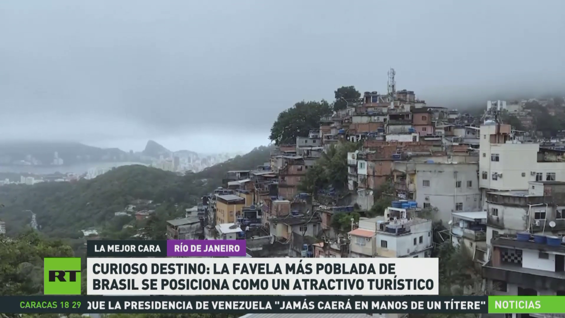 Curioso destino: La favela más poblada de Brasil se posiciona como atractivo turístico