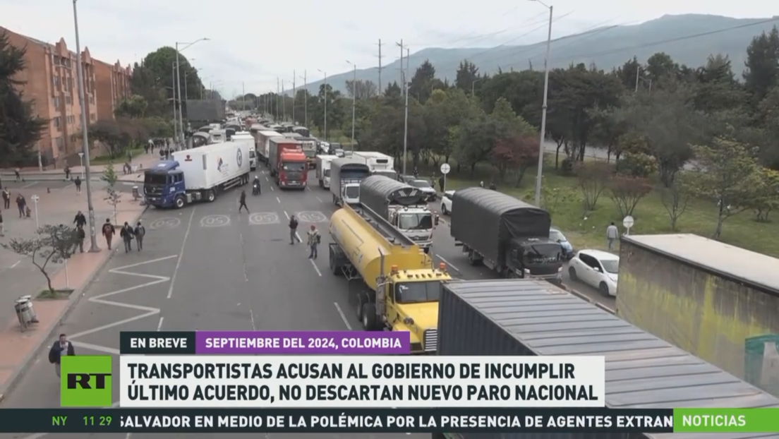 Transportistas acusan al Gobierno colombiano de incumplir último acuerdo y no descartan nuevo paro nacional