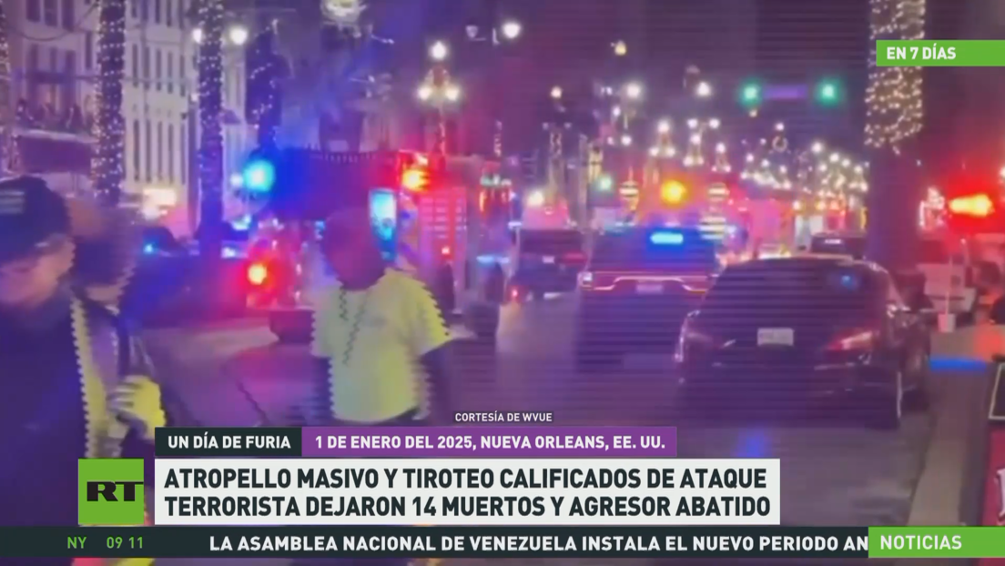 Atropello masivo y tiroteo calificados de ataque terrorista dejaron 14 muertos y un agresor abatido