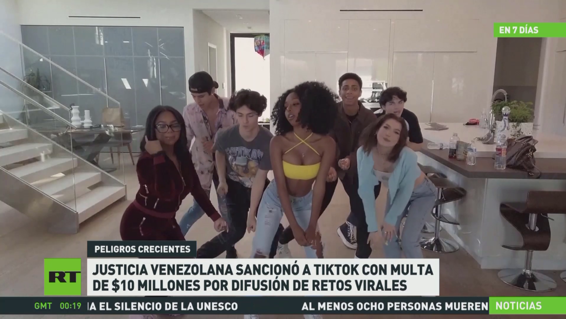 Justicia venezolana sanciona a TikTok con millonaria multa por difusión de retos virales