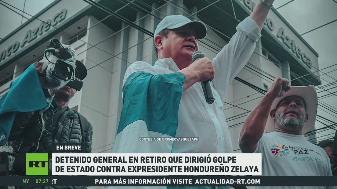 Detenido en Honduras general en retiro que dirigió golpe de Estado contra el expresidente Zelaya