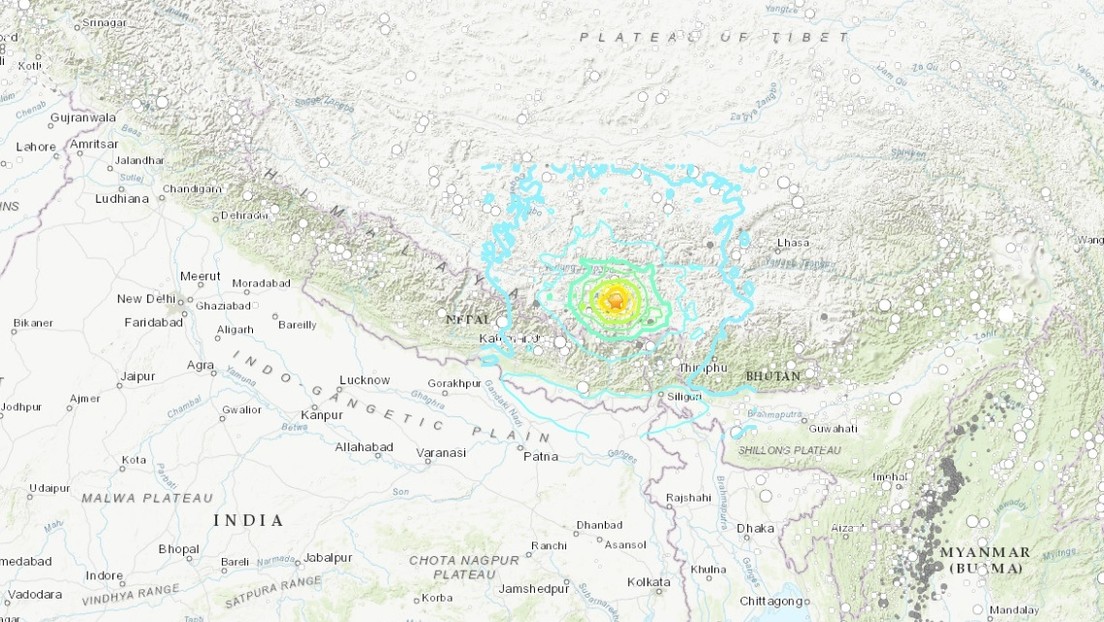 Un sismo de magnitud 6,8 sacude el Tíbet chino