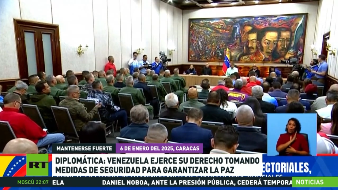 Diplomática: Venezuela ejerce su derecho tomando medidas de seguridad para garantizar la paz