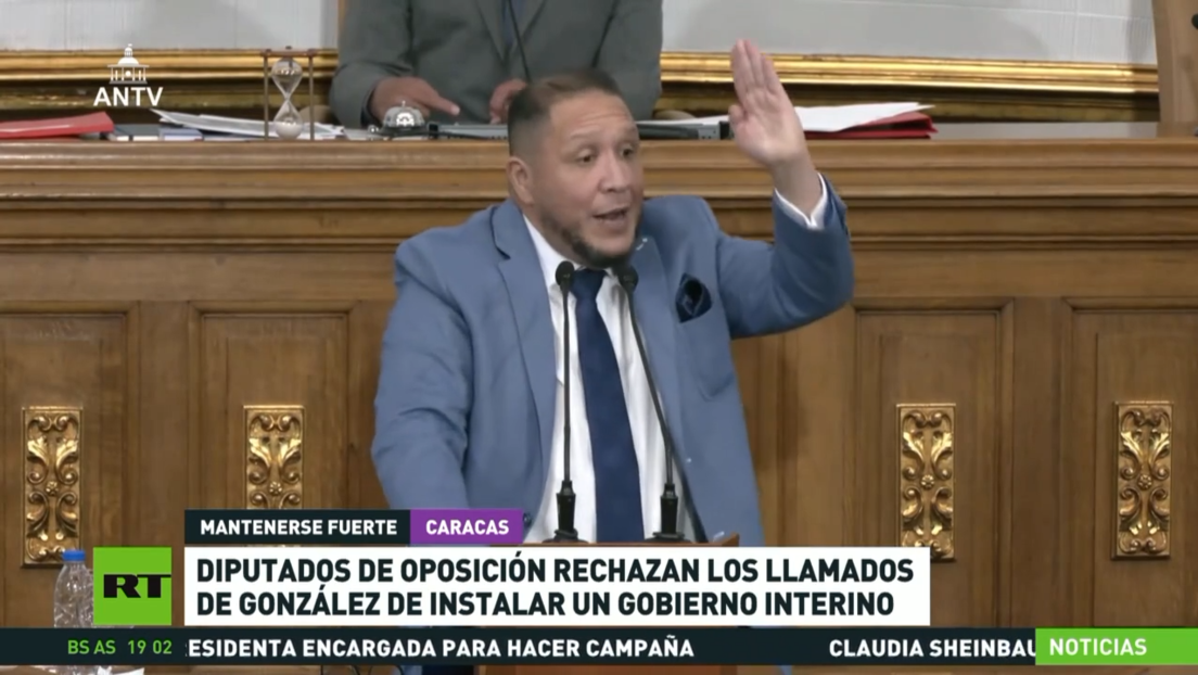 Diputados de oposición venezolanos rechazan los llamados de González de instalar un Gobierno interino