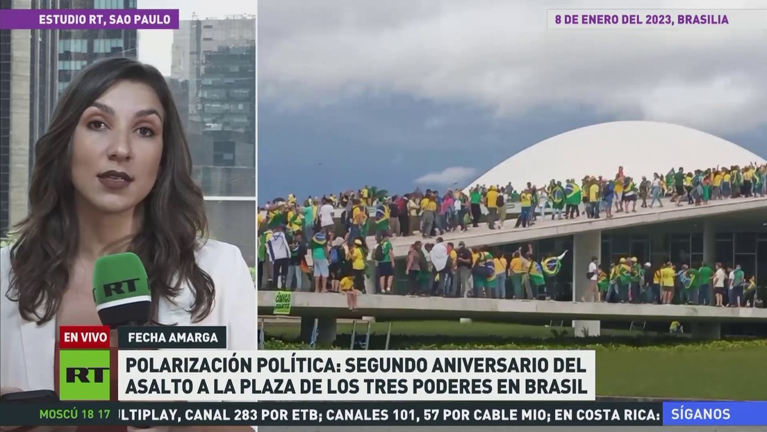 Brasil conmemora el segundo aniversario del ataque a las sedes de los tres poderes