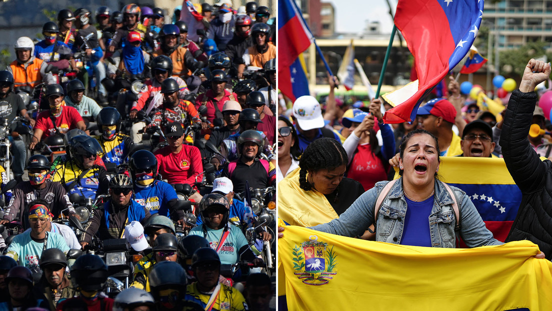 Chavismo colma de alegría las calles a un día antes de la juramentación de Maduro (VIDEOS)