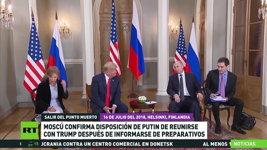 Moscú confirma la disposición de Putin a reunirse con Trump después de informarse de preparativos