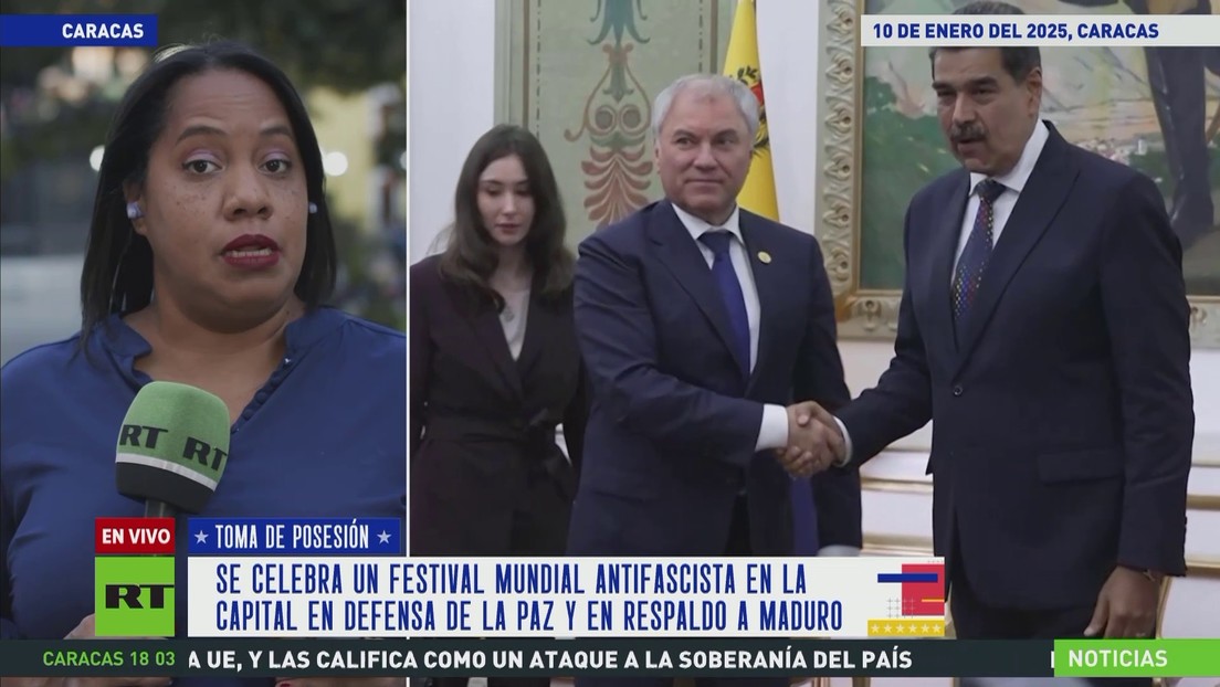 Venezuela celebra un festival mundial antifascista en defensa de la paz y en respaldo a Maduro