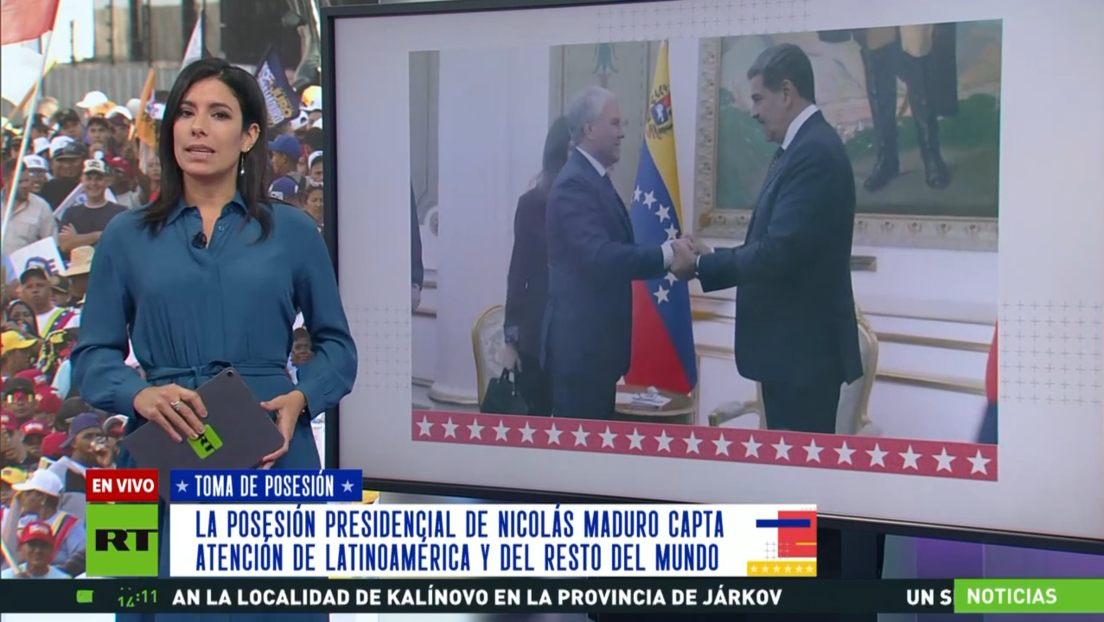 La posesión presidencial de Nicolás Maduro capta atención de Latinoamérica y del resto del mundo