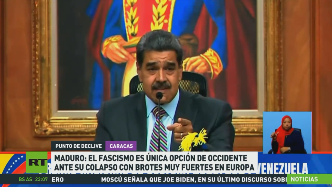 Maduro: El fascismo es la única opción de Occidente ante su colapso, con brotes muy fuertes en Europa