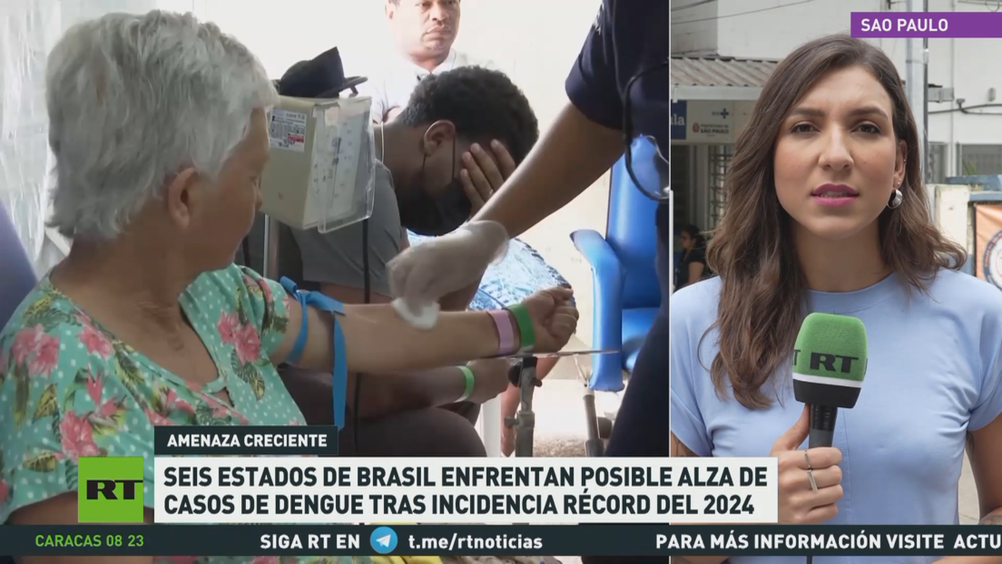 Posible alza de casos de dengue en Brasil tras incidencia récord de 2024