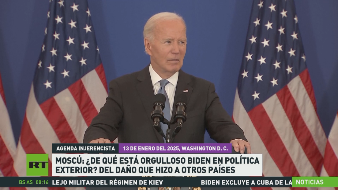 Moscú: ¿De qué está orgulloso Biden en política exterior? Del daño que hizo a otros países