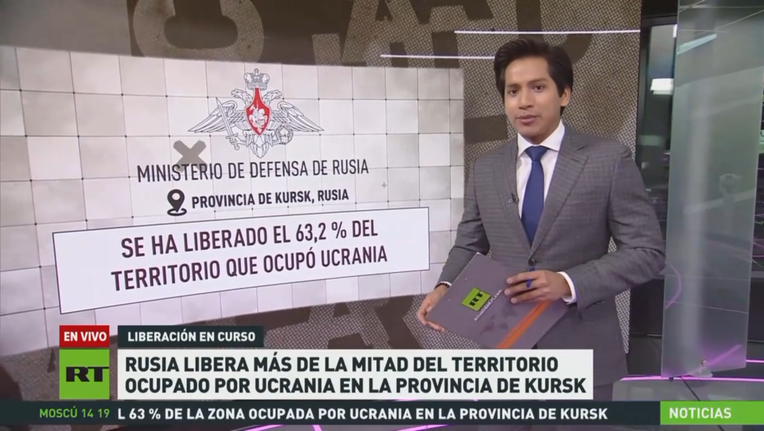 Rusia libera más de la mitad del territorio ocupado por Ucrania en la provincia de Kursk