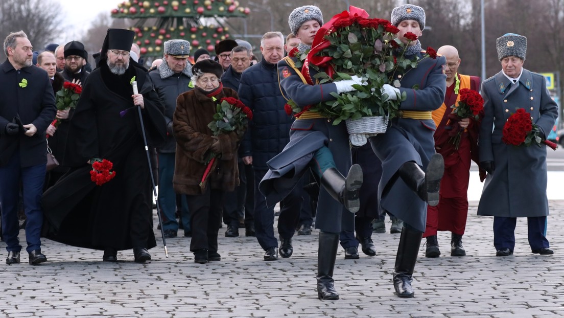 "Fue la primera victoria": San Petersburgo conmemora el 82.º aniversario de la ruptura del sitio de Leningrado