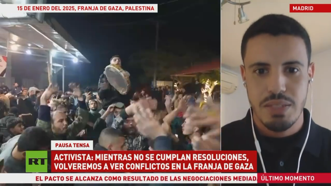 Activista: Mientras no se cumplan resoluciones, volveremos a ver conflictos en la Franja de Gaza