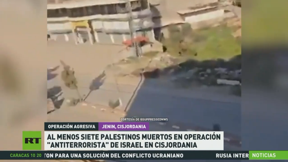 Al menos 7 palestinos mueren en la operación "antiterrorista" de Israel en Cisjordania