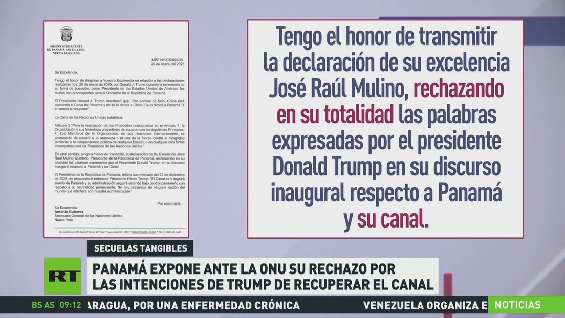 Panamá expone ante la ONU su rechazo por las intenciones de Trump de recuperar el canal