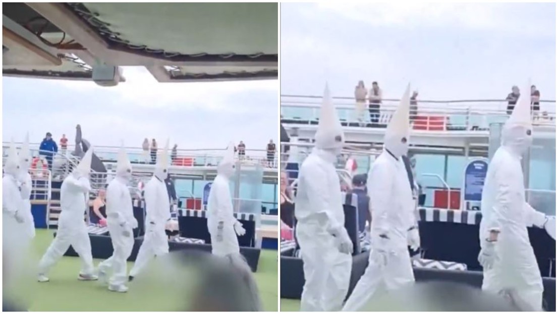 Empresa de cruceros se disculpa por "disfraces de Ku Klux Klan" (VIDEO)