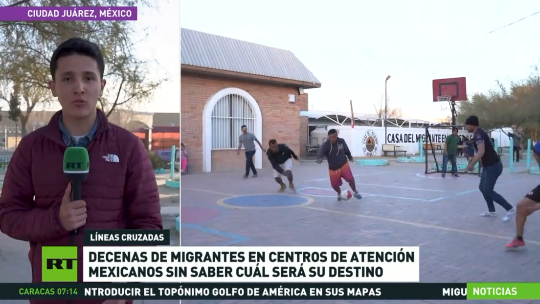 Decenas de migrantes en centros de atención de México sin saber cuál será su destino